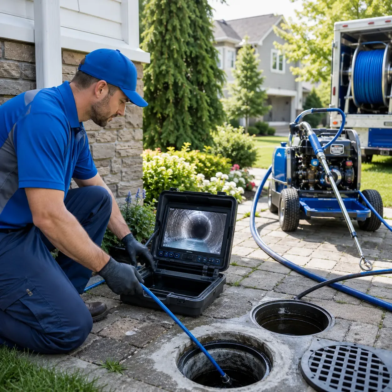 Outdoor drain cleaning professionals serving Montague, MA